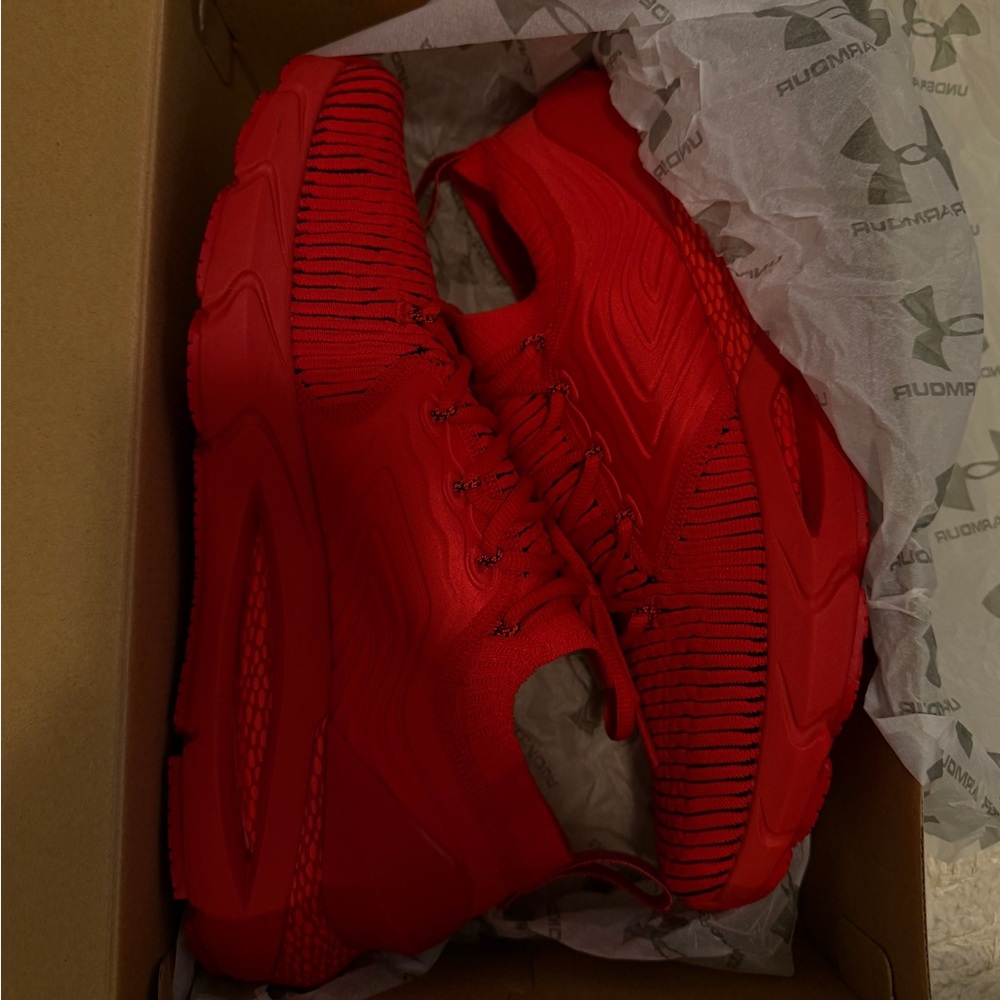 Under Armour Red HVOR Shoes - US11.5 Men’s Never Worn